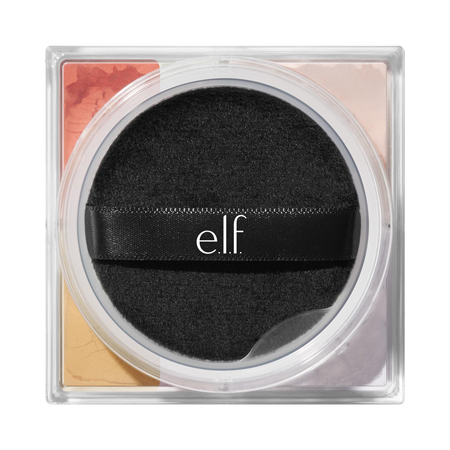 E.L.F. SET IT BRIGHT CORRECTING & BRIGHTENING SETTING POWDER QUAD (CUARTETO DE POLVO SUELTO PARA ROSTRO)